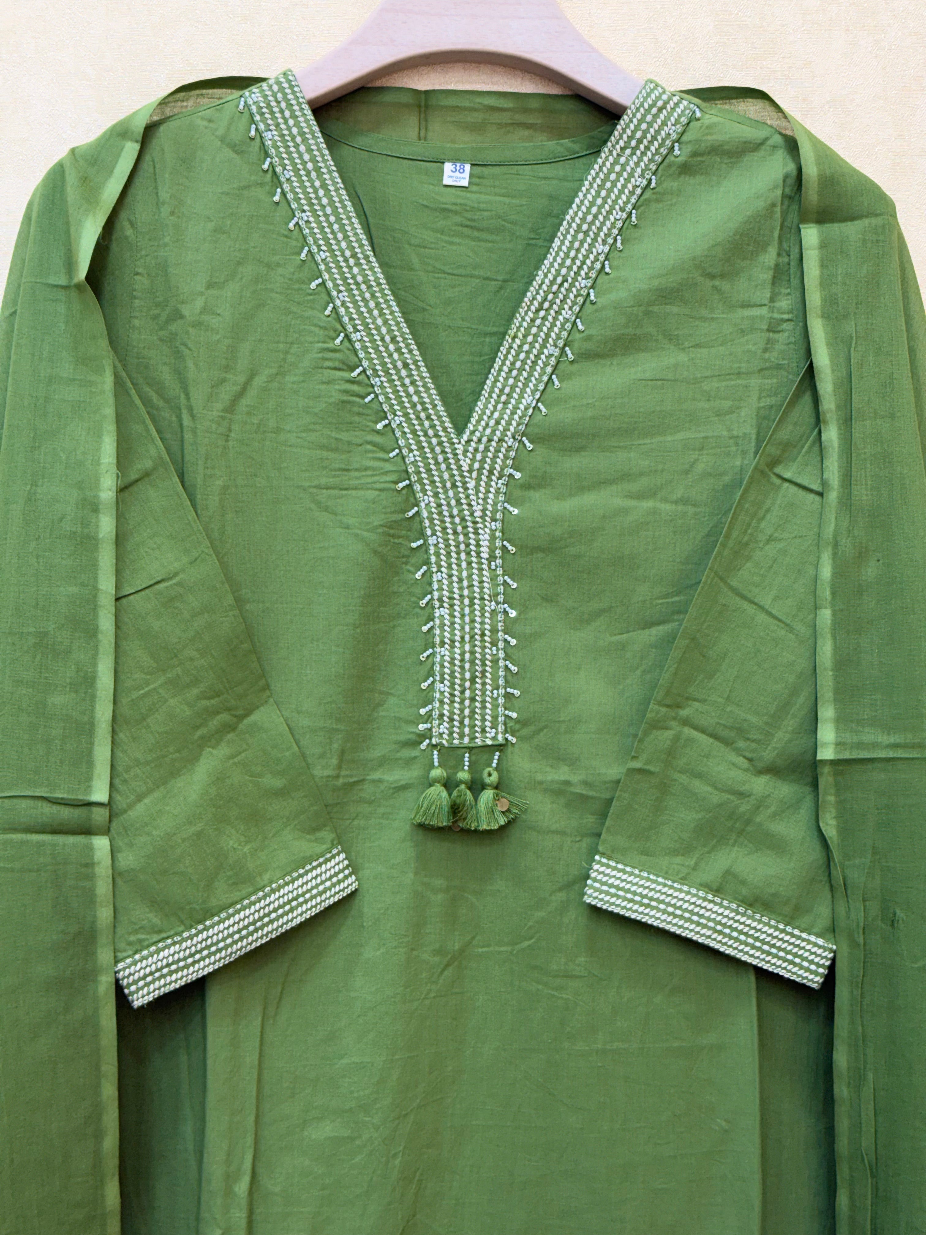 Leafy Green Churidhar