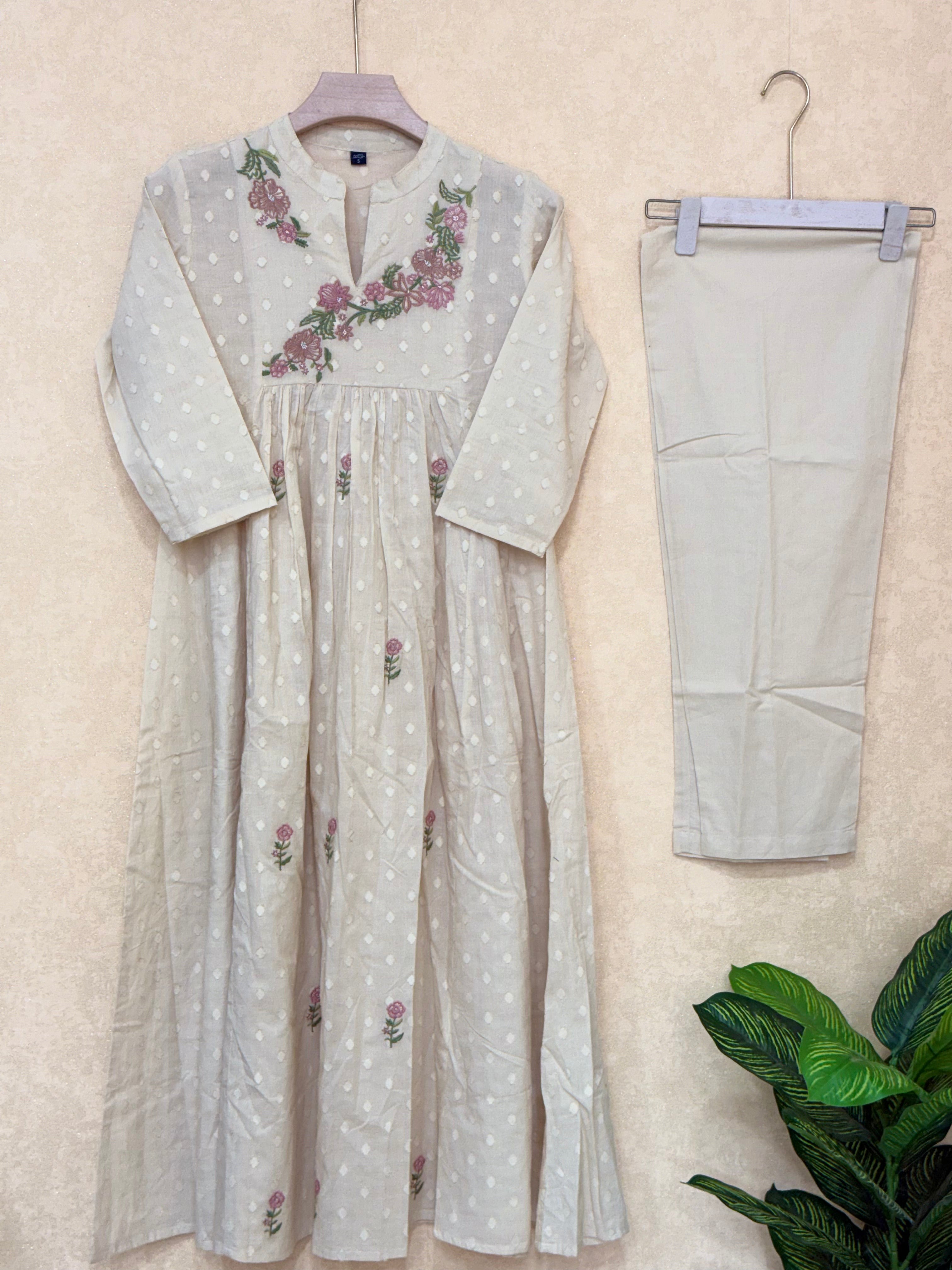 Pastel Chikku Anarkali