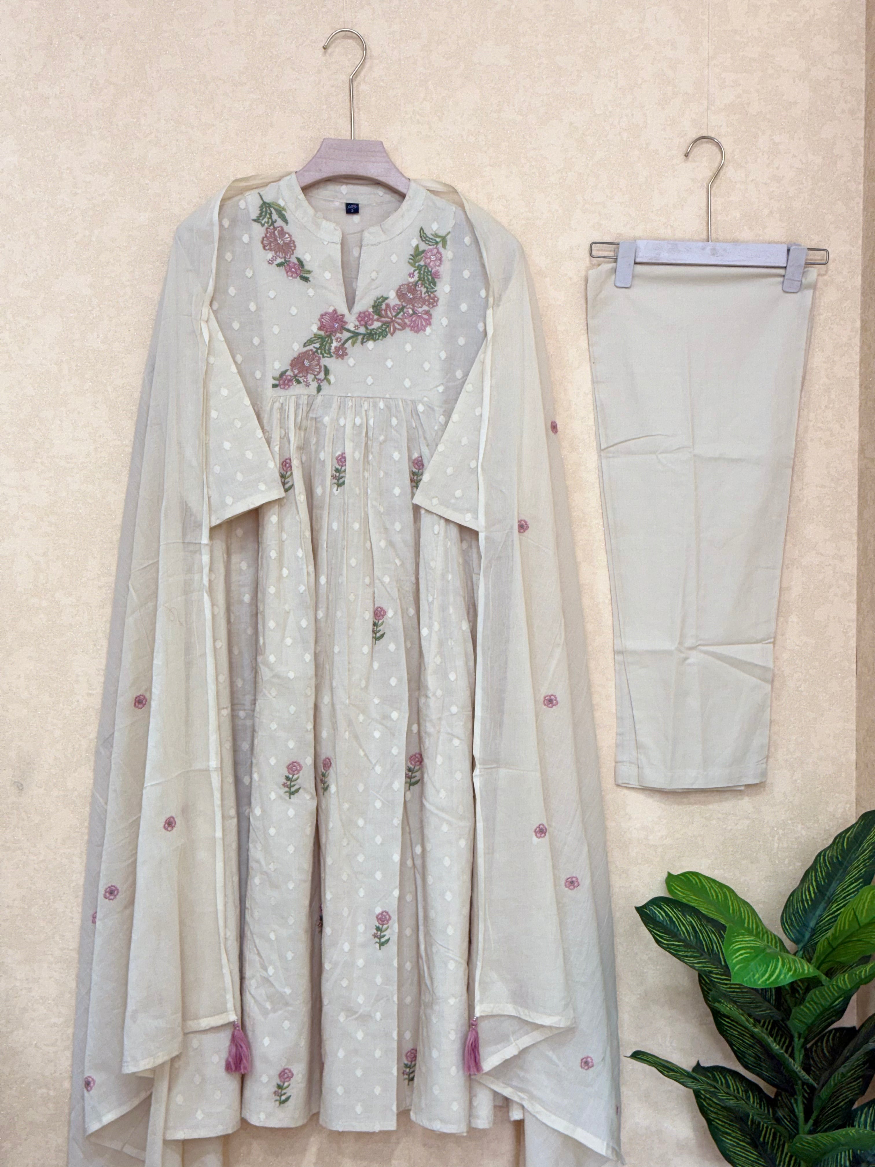 Pastel Chikku Anarkali