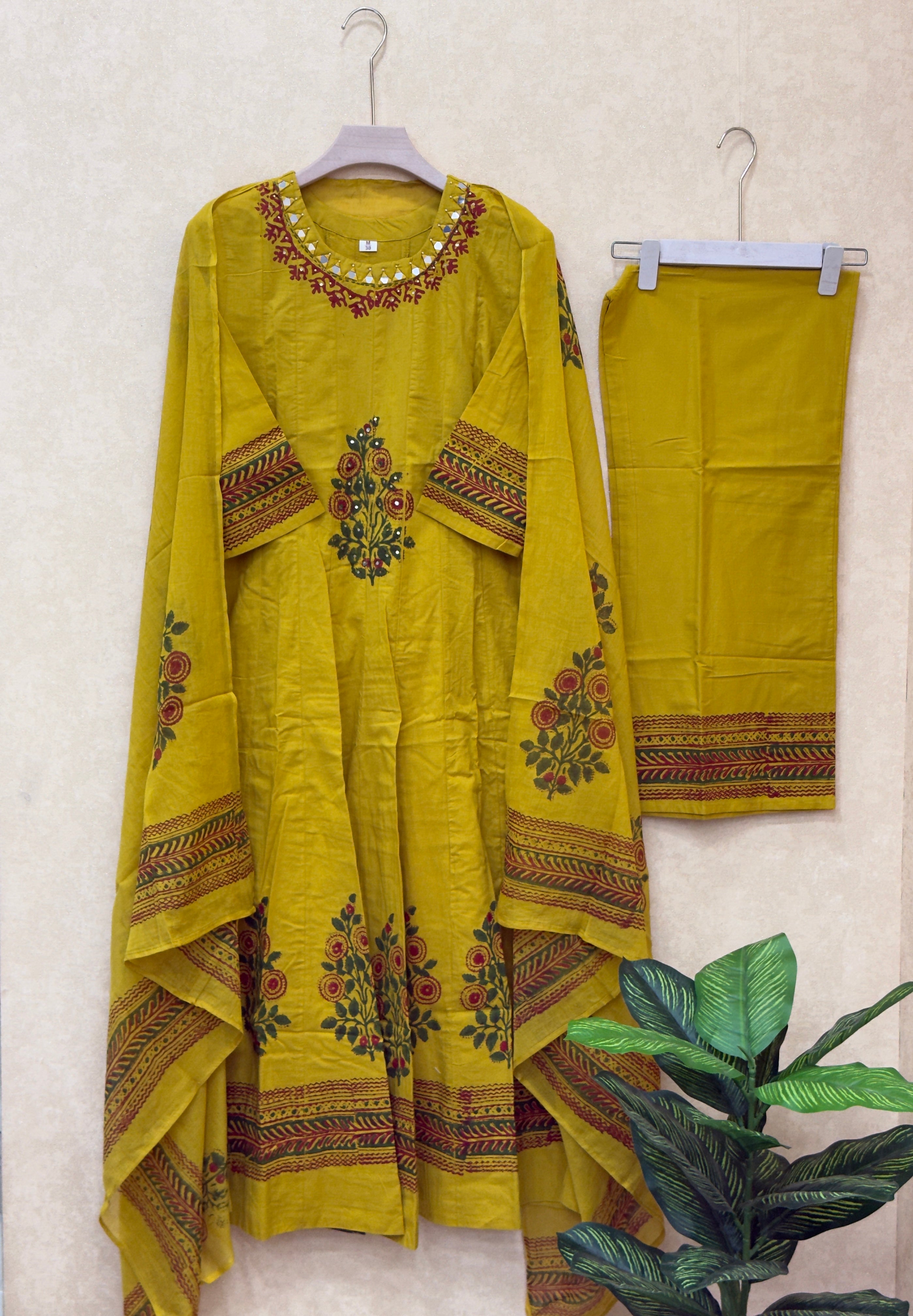 Block Print Anarkali