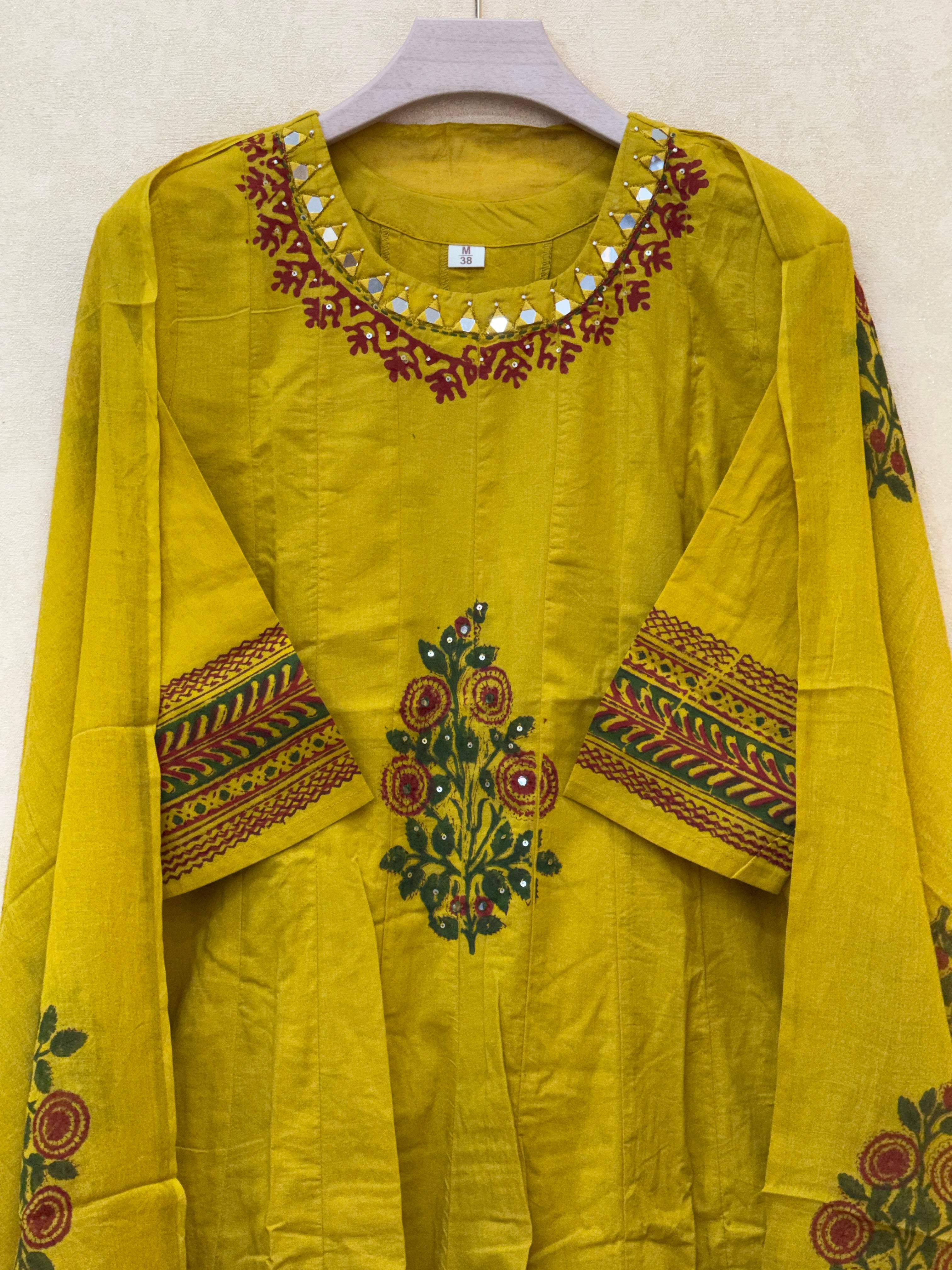Block Print Anarkali