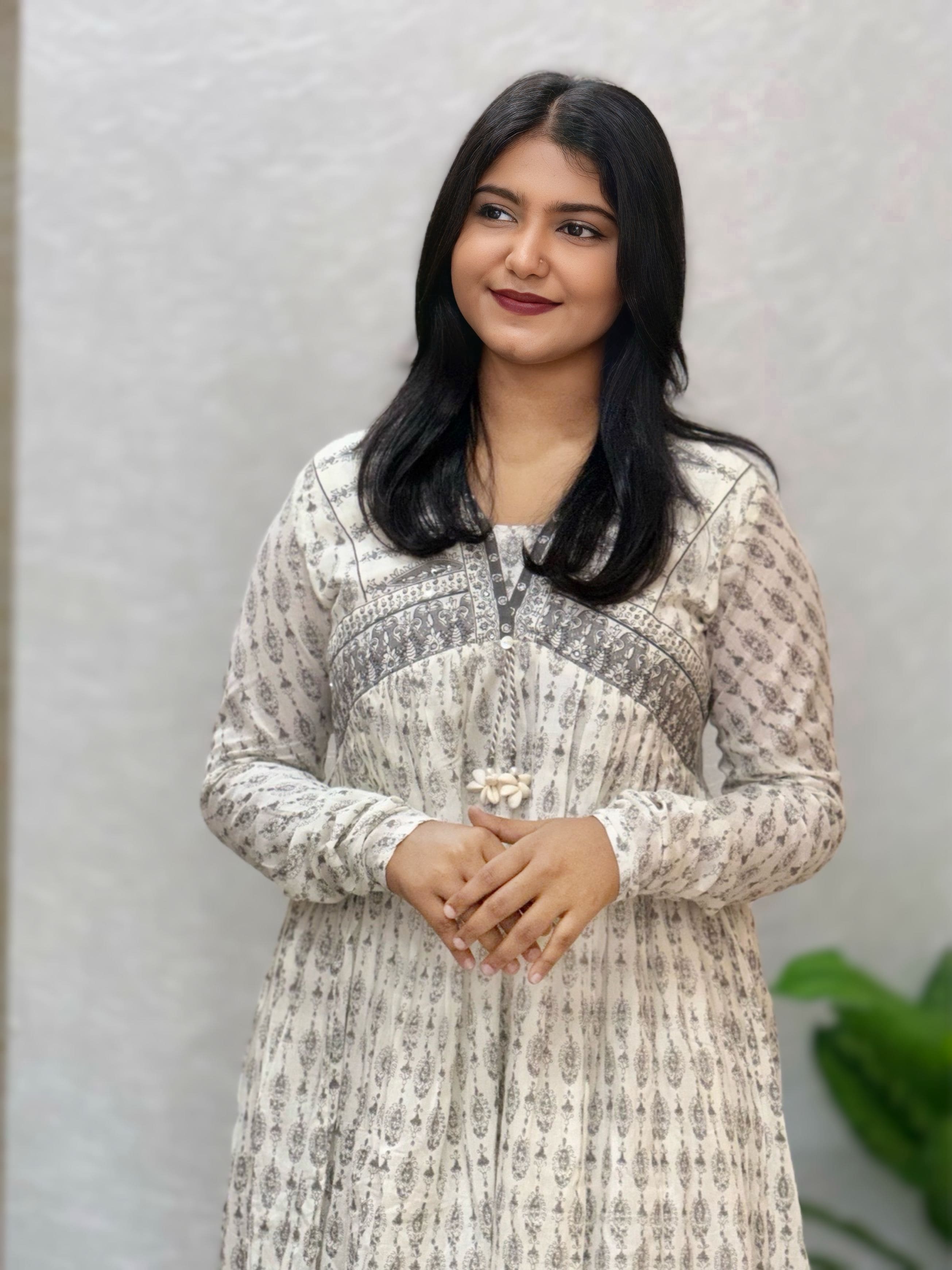 Graceful Pleat Anarkali