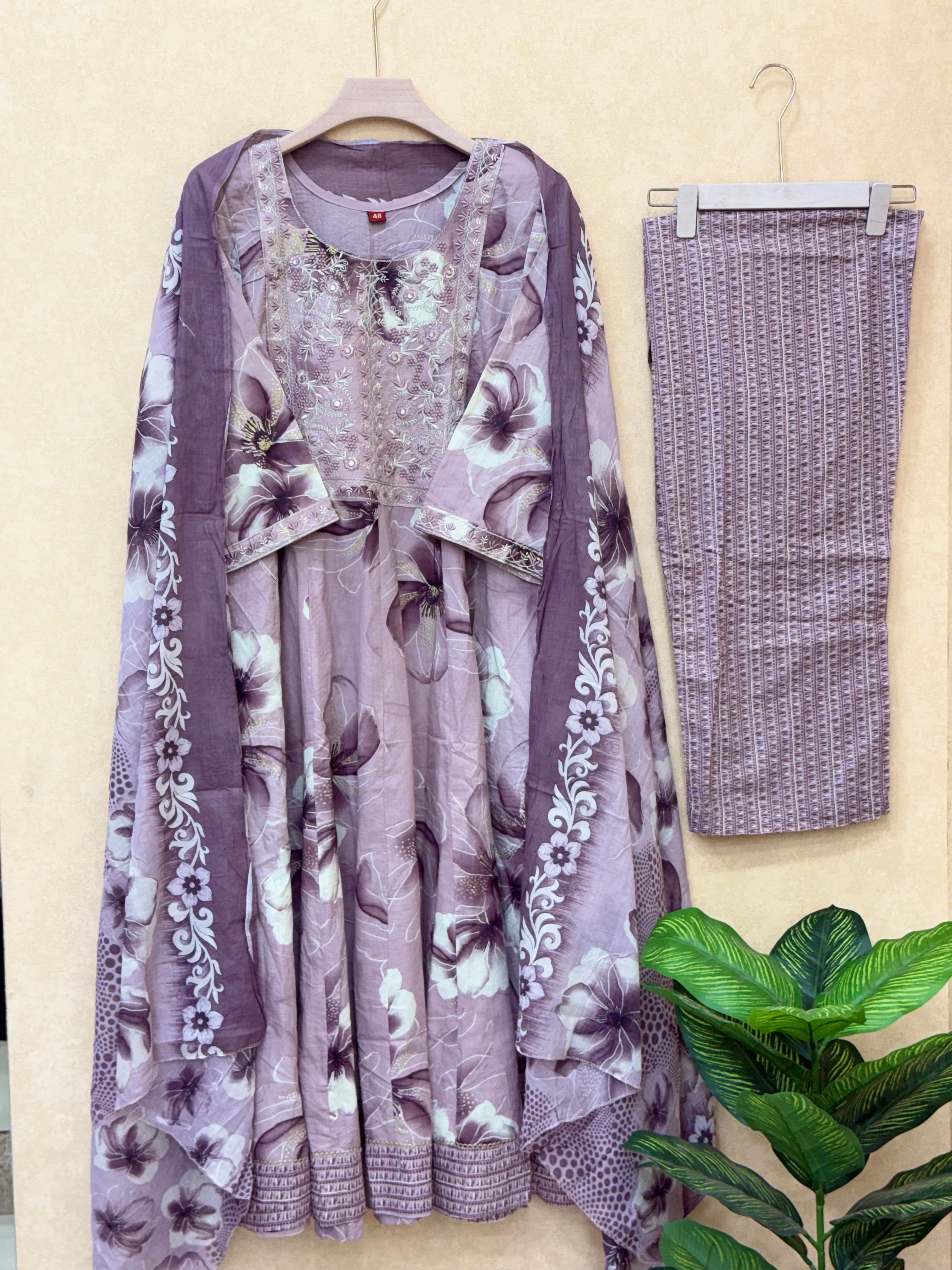 Pastel Lailac Anarkali